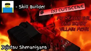 Cool little cutscene i did in Jujutsu Shenanigans | JJS SKILL BUILDER
