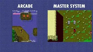 Arcade Vs Master System - Time Soldiers