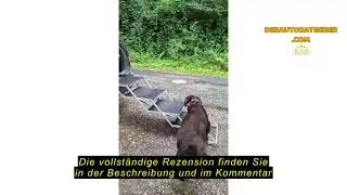 Produktbewertung CJYMMFAN Extra Breit Hunderampe Auto Klappbar,Hundetreppe f&uuml;r Gro&szlig;e Hunde mit rutsc