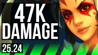SHYVANA vs CHO'GATH (JGL) | 47K damage | NA Challenger | 25.24