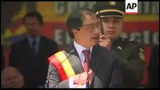 Former M-19 guerrilla takes oath as mayor of Bogota