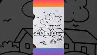 সহজে ছবি আঁকা শিখুন | Drawing for Beginners #shorts #youtubeshorts #art #drawing #trending #viral
