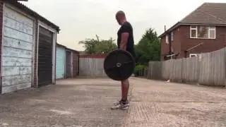 XTP   Xtreme  Training Performance 140kg deadlift lift 1 side view
