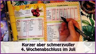 💸😭💸Kurzer aber schmerzvoller 4. Wochenabschluss im Juli | Sparen mit der Umschlagmethode |  Feiertag