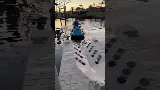 Floating Dock JET SKI DRIVE ON (#2)!!!#shorts