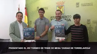 Presentado el XIV Torneo de Tenis de Mesa ‘Ciudad de Torrelavega’