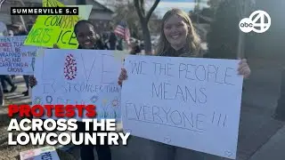 Community members walk out of work and school on anniversary of Trump inauguration