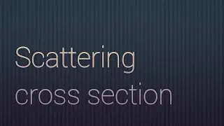 Scattering cross section