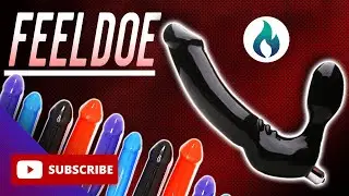 Feeldoe Slim Silicone Strapless Strap-on Harness Free Double Dildo Review! #shorts