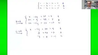 Systems of Linear Equations: Introduction of Gaussian Elimination