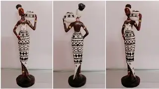 African Doll Showpiece| African Statue| Doll Showpiece @UnboxingBoxes-dl7jf