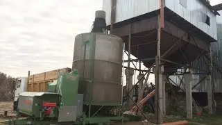 Зерносушилка AS900 в работе. Курская область.