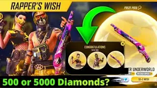 #freefireskins.in#DINO    ARMY#freefireneweventFREE FIRE NEW EVENT /RAPPER WISH / M1887 NEW EVENT