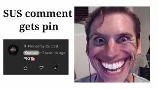 Most sus comment gets pinned