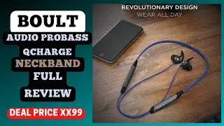 Boult Audio ProBass Qcharge Wireless Neckband || Review || IPX5 Water Test