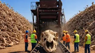 Inside a unique factory, discarded bones are carefully processed and reshaped into beautiful jewelry