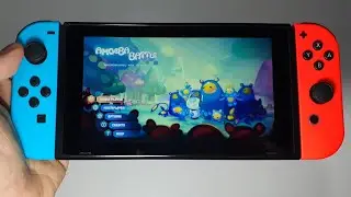 Amoeba Battle - Microscopic RTS Action Nintendo Switch handheld gameplay