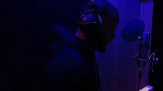 Jaydis Crete in the studio working on “Never Call Me” 