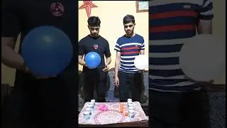 Throw The Balloon and Put The Balls On Cup #shorts #shortsfeed #viral #trending #challenges