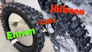 Ostin Halvimmat Piikkirenkaat - Kestääkö piikit? | Honda Crf 250