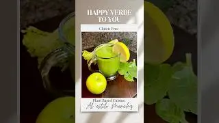 HAPPY VERDE TO YOU #alestilomenchy #greenjuicerecipe #homemade #recipe #easy #plantbased #healthy