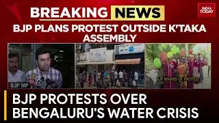 Bengaluru Water Crisis Intensifies: BJP Protests Amid Alleged Government Inaction