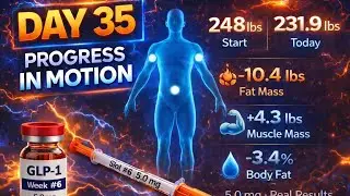 GLP-1 Journey: 35 Days on GLP-1 Weight Loss | Real Results, Fat Loss, Muscle Gain & Lessons Learned