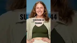 Survivor 44 Cast REACTION: Frannie #survivor #survivor44 #survivor2023