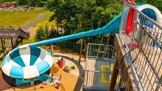 Painful Vortex Toilet Bowl Slide at Camelbeach Water Park