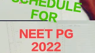 Complete Schedule for NEET PG 2022 😌///120 DAYS Study Challenge 🫀///Upto janauary 31👍