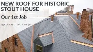 1st Slate Tile Copper Roof by Ryan Restorations, Roofer in Chicagoland