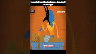 Complete Mummification Process Explained | Ancient Egypt #shorts