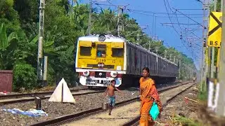 New Painted EMU as Ranaghat -Gede  Staff Special Train | Eastern Railway
