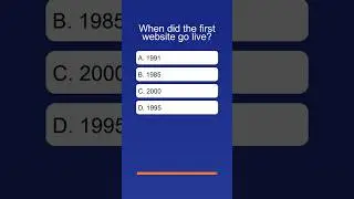 First Website Cern 1991 Still Online Challenge Quiz