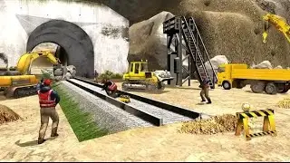 Train Track Construction | Simulator Game Android GamePlay #TrainTrackConstruction #train #ipgames