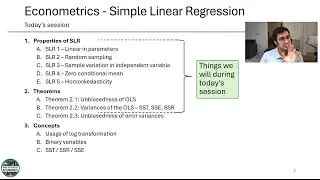 #3 Advanced Econometrics : Properties of SLR | Meaning of unbiasedness of OLS estimators
