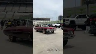 Donkmaster in the &lsquo;72 Impala on gold Rucci Wheels that you can win at the 2025 Street Whipz Car Show