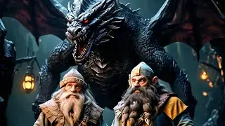 Dwarves and the dragon || comedy story || dwarves adventures ||