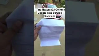 Tata Nexon 80,000 Km Update Tata Service மோசமா? #shorts #tatanexon #tataservice #tamil