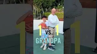 Кто победит 1 на 1 против ДЕДУШКИ?!? 😂🏀#баскетбол #шорты #смешно