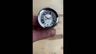 Motorcycle clock thermometer motorcycle watch billet chrome ultimate quality from Custom cruisers uk