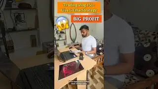 Trading vlog 150 : Live 5 EMA Strategy📈😱#shorts #ashortaday #trading #tranding