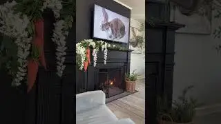 Chimenea Negra 🖤 🔥🕯️#fireplace #chimeneas #homedecor #homeinterior