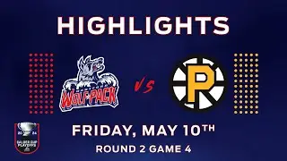 05.10.2024 Hartford Wolf Pack vs. Providence Bruins Calder Cup Playoffs Round 2 Game 4