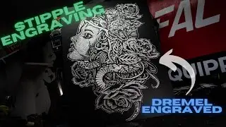 Dremel Engraving - Stipple engraving