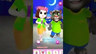 R.I.P TOM and SQUEAK #mytalkingangela2#mytalkingtom2#rip#shorts#gaming#cat#viral #makeover#new#edit