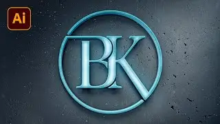 Logo Design : Circle Letter Logo Design Illustrator | Adobe Illustrator Tutorial