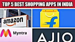 Top 5 best shopping apps || best online shopping apps in India || most used shopping apps in India