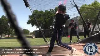 Brock Thompson Prospect Video, Inf, Liberty High School Class of 2024
