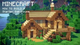 How to Build a Simple Minecraft House | Easy Starter Base Tutorial (Survival Friendly)
